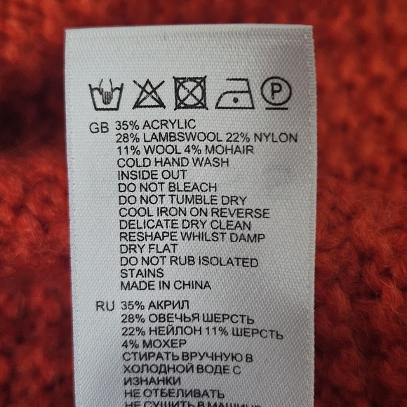 Reiss Anabella Chunky Knit Sweater Size L - Picture 12 of 15